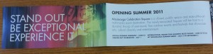 Pamphlet for the opening of the Celebration Square Courtesy of the Canadiana Room, Mississauga Central Library 