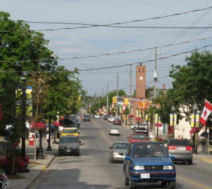 Picture of clock tower in downtown Stouffville Photo Credit: Nineteen on the Park website